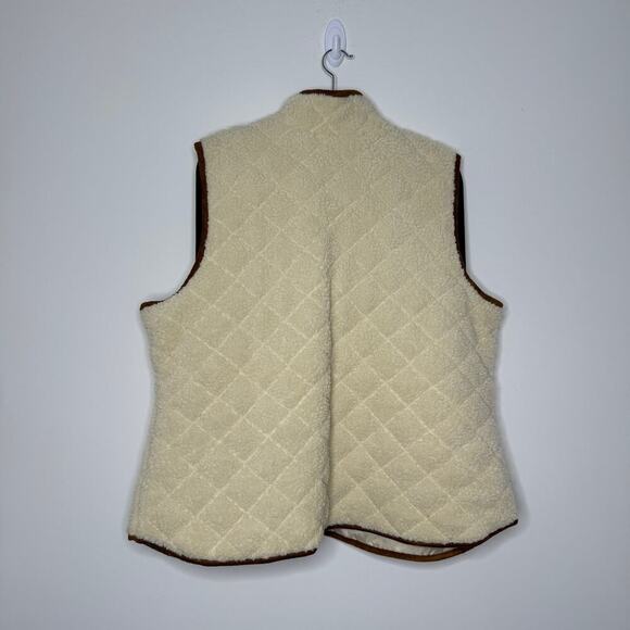 Old Navy Quilted Sherpa Vest XXL - Picture 3 of 6